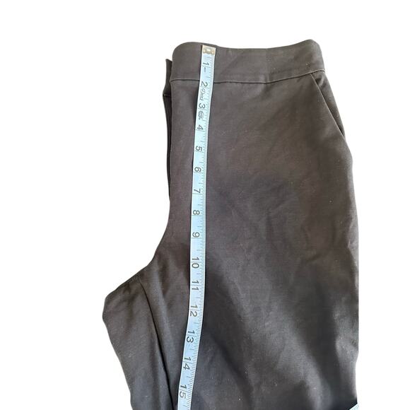 Boden Black Office Business Career Work Cropped Flare Trousers Pants‎ Size 8 - Picture 10 of 12